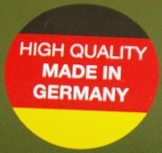 HIGH QUALITY MADE IN GERMANY
